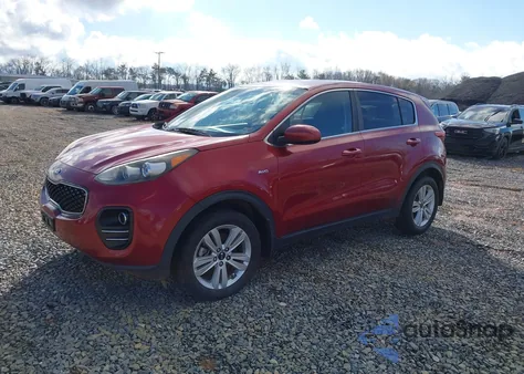 2017 Kia Sportage Lx from USA, damaged, VIN KNDPMCACXH7291347
